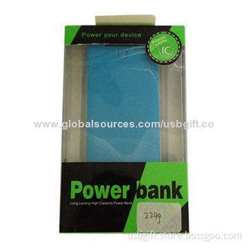 8,000mAh External Battery Charger/Power Bank, Hot-selling, Original Design with 5V, 1,000mA Input